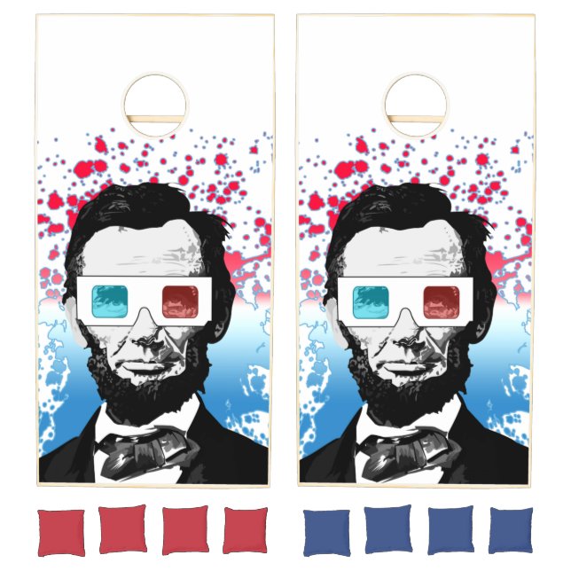 Abraham Lincoln - 3D Cornhole Set (Set)