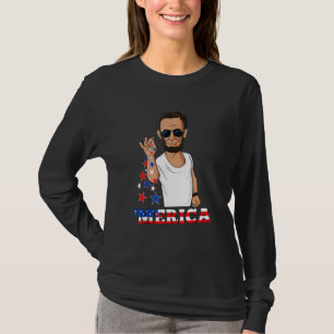 Abraham Lincoln 4th Of July Merica T-Shirt