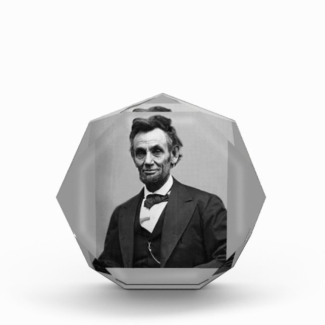 Abraham Lincoln Acrylic Award (Front)
