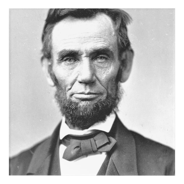 Abraham Lincoln  Acrylic Print (Front)
