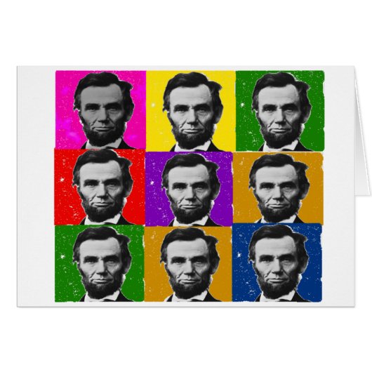 Abraham Lincoln Art Gifts---Unique 9 Photos (Front Horizontal)