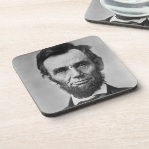 Abraham Lincoln Beverage Coaster