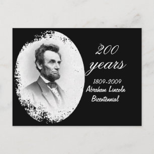 Abraham Lincoln Bicentennial Commemorative Postcard