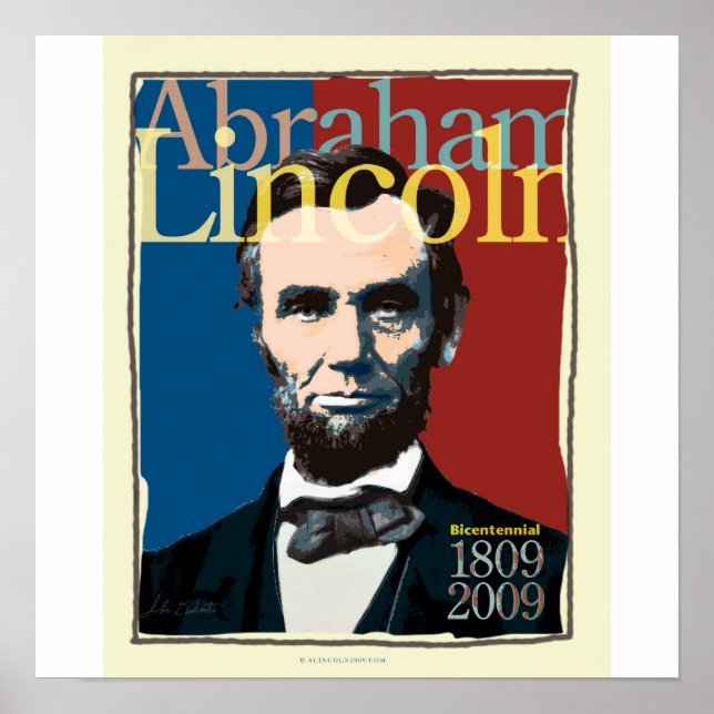 Abraham Lincoln Bicentennial Poster (Front)