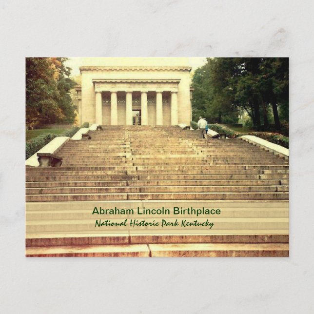 Abraham Lincoln Birthplace Postcard (Front)