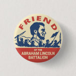 Abraham Lincoln Brigade Emblem Badge Button