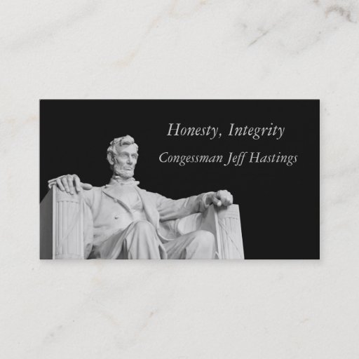 Customizable Abraham Lincoln Business Card Templates