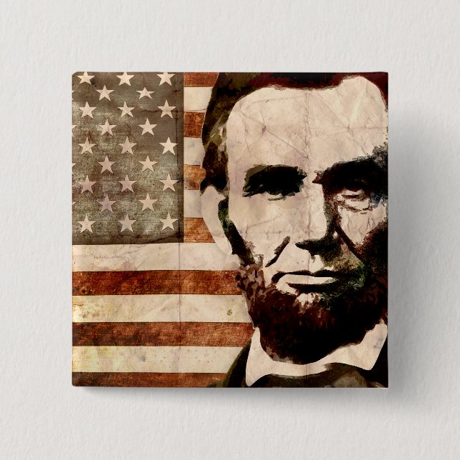 Abraham Lincoln Button (Front)
