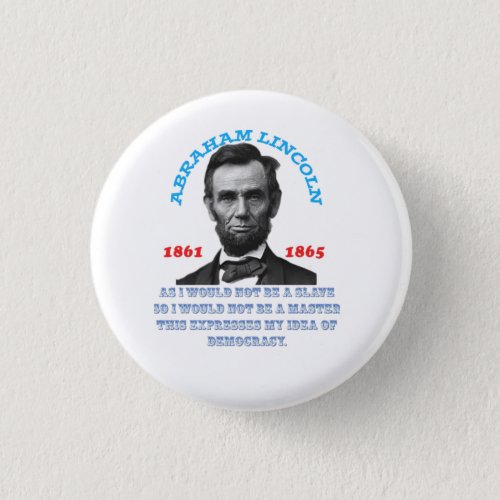 Abraham Lincoln Button
