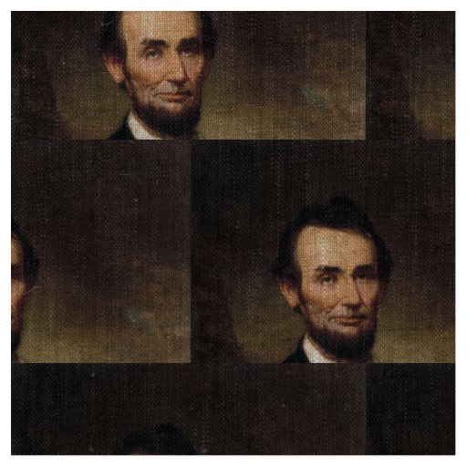 Abraham Lincoln by George H Story Fabric