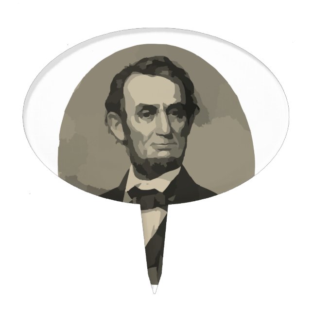 abraham lincoln cake topper (Front)