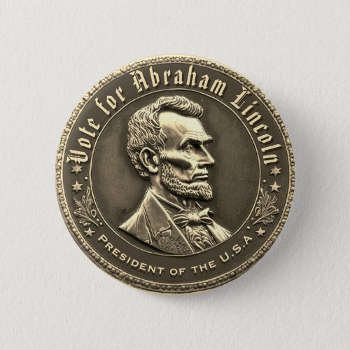 Abraham Lincoln Campaign Button