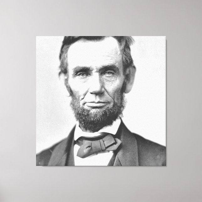 Abraham Lincoln   Canvas Print (Front)