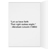Abraham Lincoln Cards (Inside (Left))