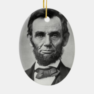 Abraham Lincoln Ceramic Ornament