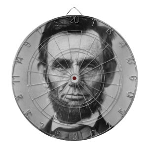Abraham Lincoln Dart Board