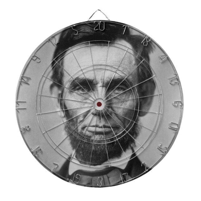 Abraham Lincoln Dart Board (Front)