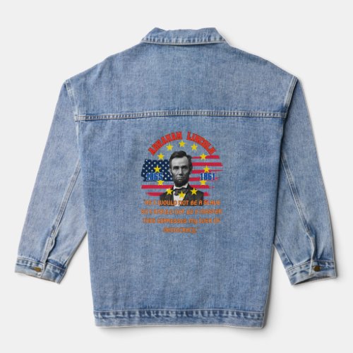 Abraham Lincoln Denim Jacket