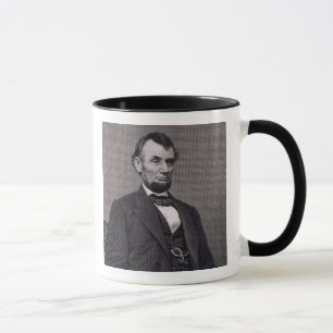 Abraham Lincoln, engraved from a photograph by Wil Mug