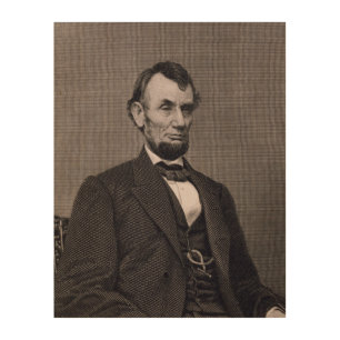 Abraham Lincoln, engraved from a photograph by Wil Wood Wall Art