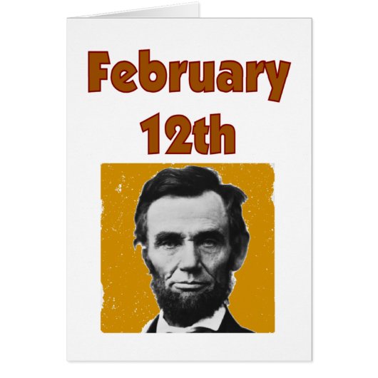 Abraham Lincoln February 12th T-Shirt & Gifts (Front)