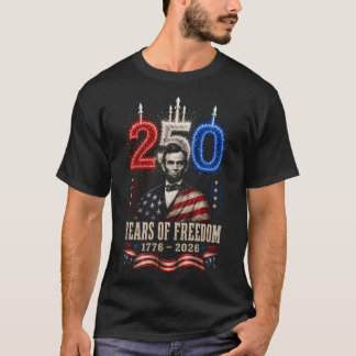 Abraham Lincoln Fireworks USA Anniversary Shirt
