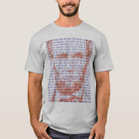Abraham Lincoln & Gettysburg Address in Red & Blue