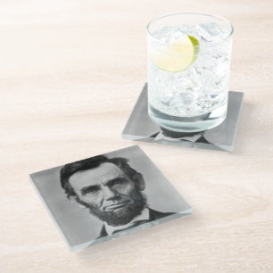 Abraham Lincoln Glass Coaster
