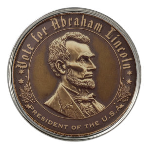 Abraham Lincoln Golf Ball Marker