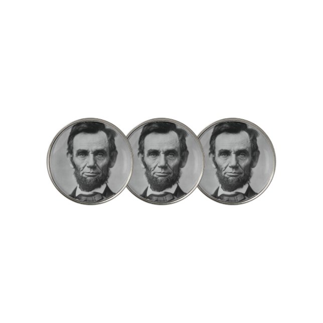 Abraham Lincoln Golf Ball Marker (3 Up)