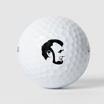Abraham Lincoln Golf Balls by Bubbleprint at Zazzle
