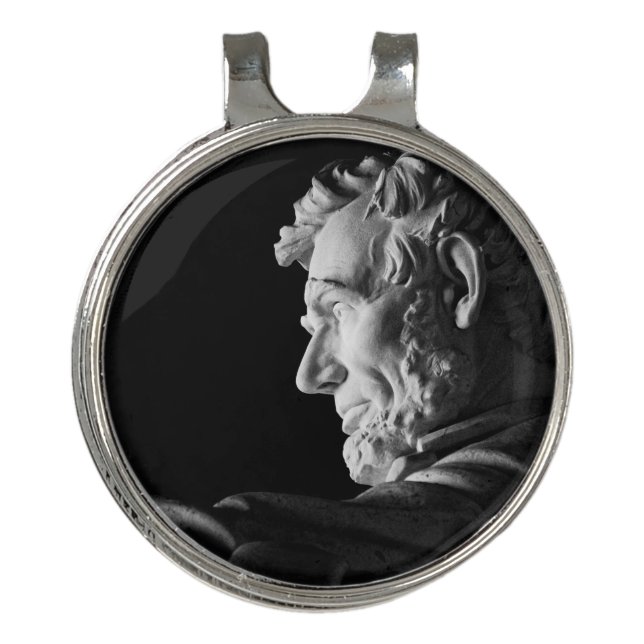 Abraham Lincoln Golf Hat Clip (Front)