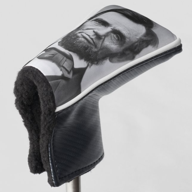 Abraham Lincoln Golf Head Cover (3/4 Front)