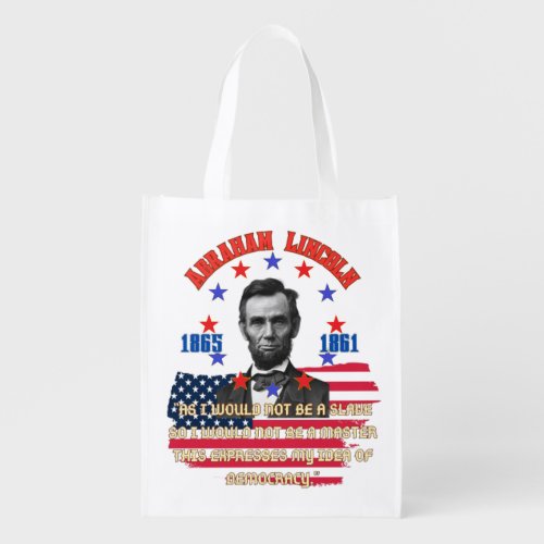 Abraham Lincoln Grocery Bag