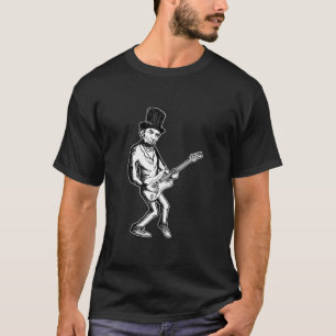 Abraham Lincoln Guitar Dad Rock star Gift T-Shirt