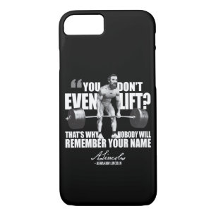 Abraham Lincoln Gym Humor - Do You Even Lift? iPhone 8/7 Case