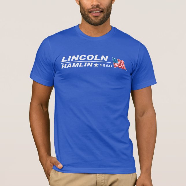 Abraham Lincoln - Hannibal Hamlin T-Shirt (Front)