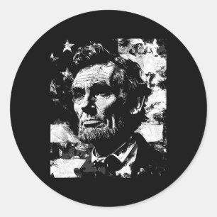 Abraham Lincoln History Teacher President 4th Of J Classic Round Sticker