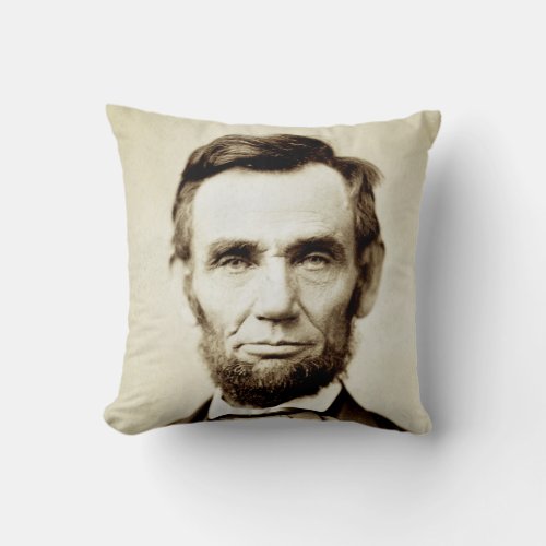 Abraham Lincoln _ Honest Abe Throw Pillow