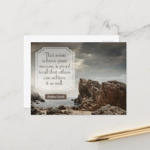 Abraham Lincoln Inspirational Quote "Success" Postcard