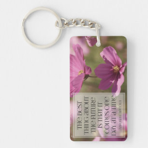 Abraham Lincoln Inspirational Quote "The future" Keychain
