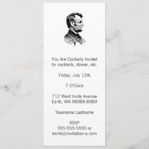 Abraham Lincoln Invitation