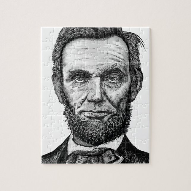 Abraham Lincoln Jigsaw Puzzle (Vertical)