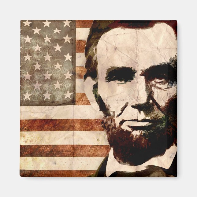 Abraham Lincoln Magnet (Front)