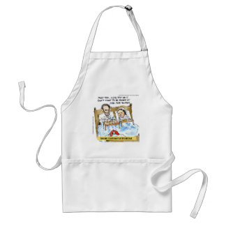 Abraham Lincoln & Mary Todd Breakfast In Bed Adult Apron