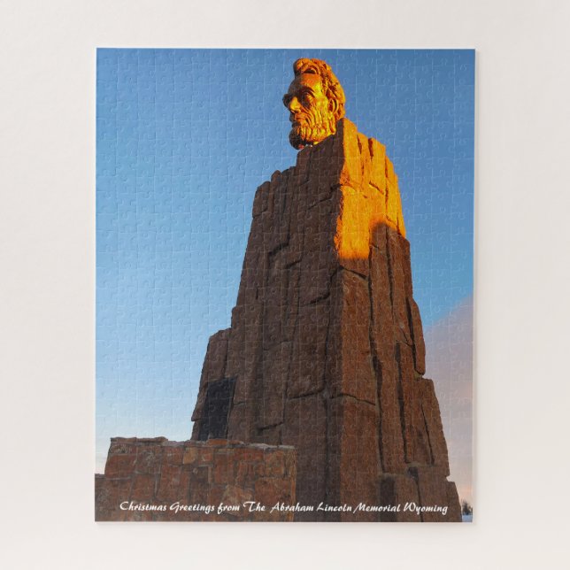 Abraham Lincoln Memorial Wyoming. Jigsaw Puzzle (Vertical)