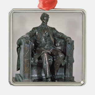 Abraham Lincoln Metal Ornament