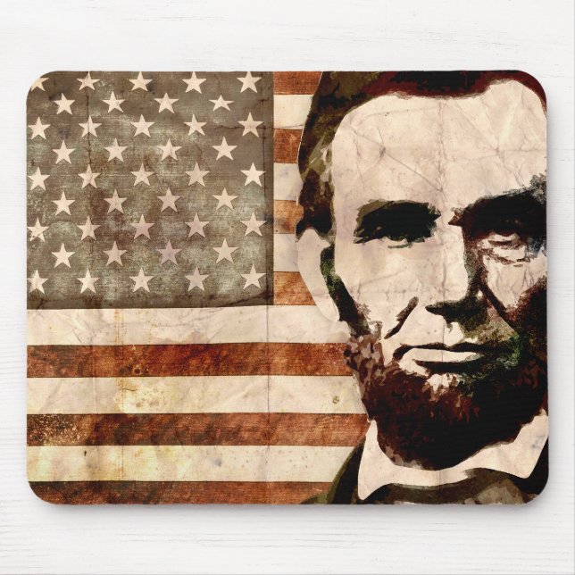 Abraham Lincoln Mouse Pad (Front)