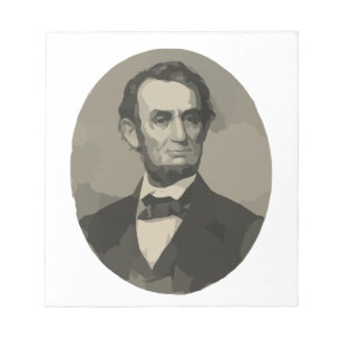 abraham lincoln notepad