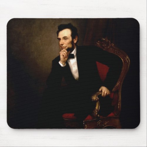 Abraham Lincoln Official White House Portrait Mouse Pad